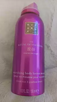 RITUALS - Ritual of yozakura - Nourishing body lotion mousse