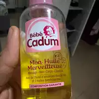 BÉBÉ CADUM - Mon huile merveilleuse