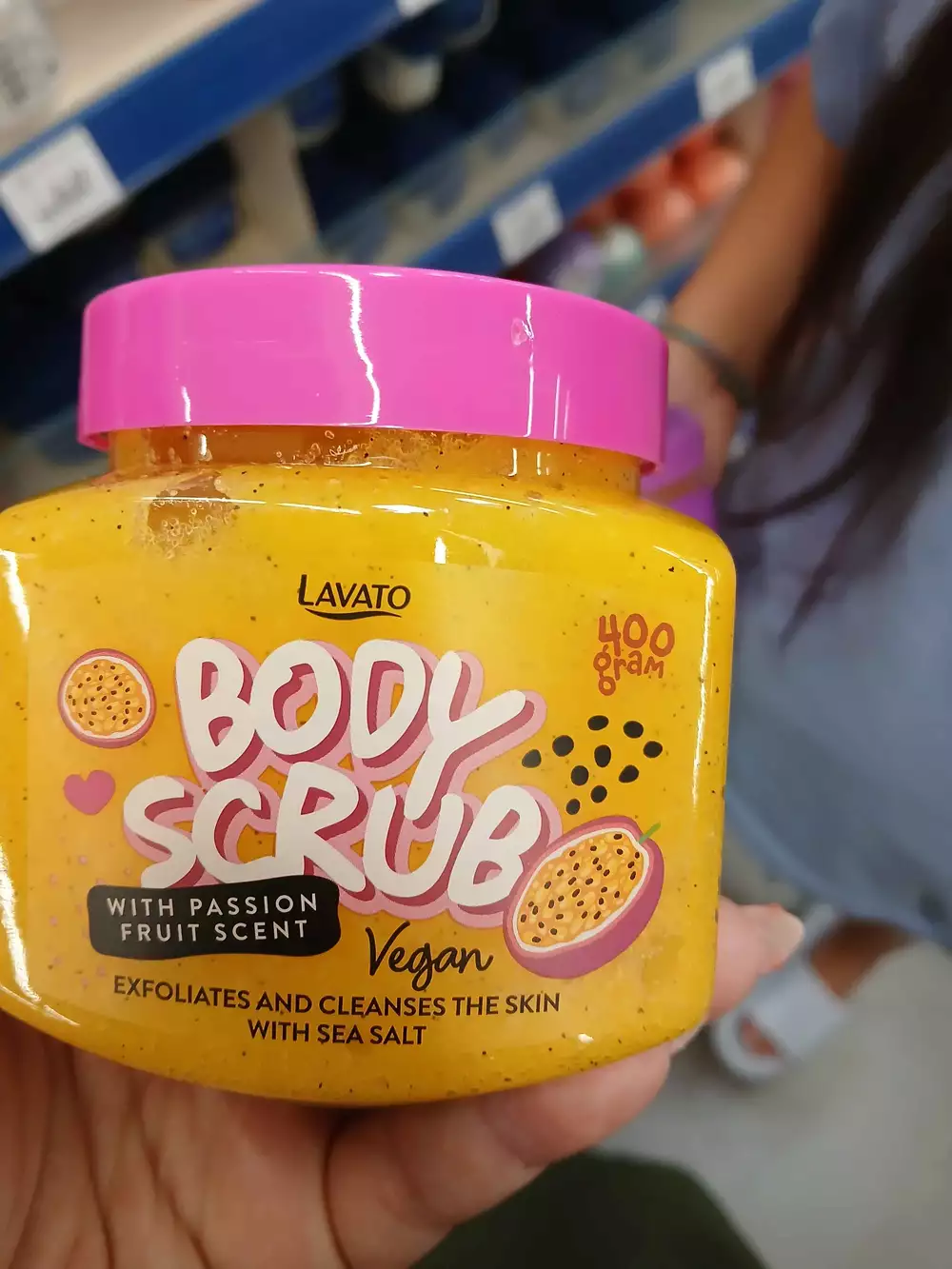LAVATO - Body scrub with passion fruit scent