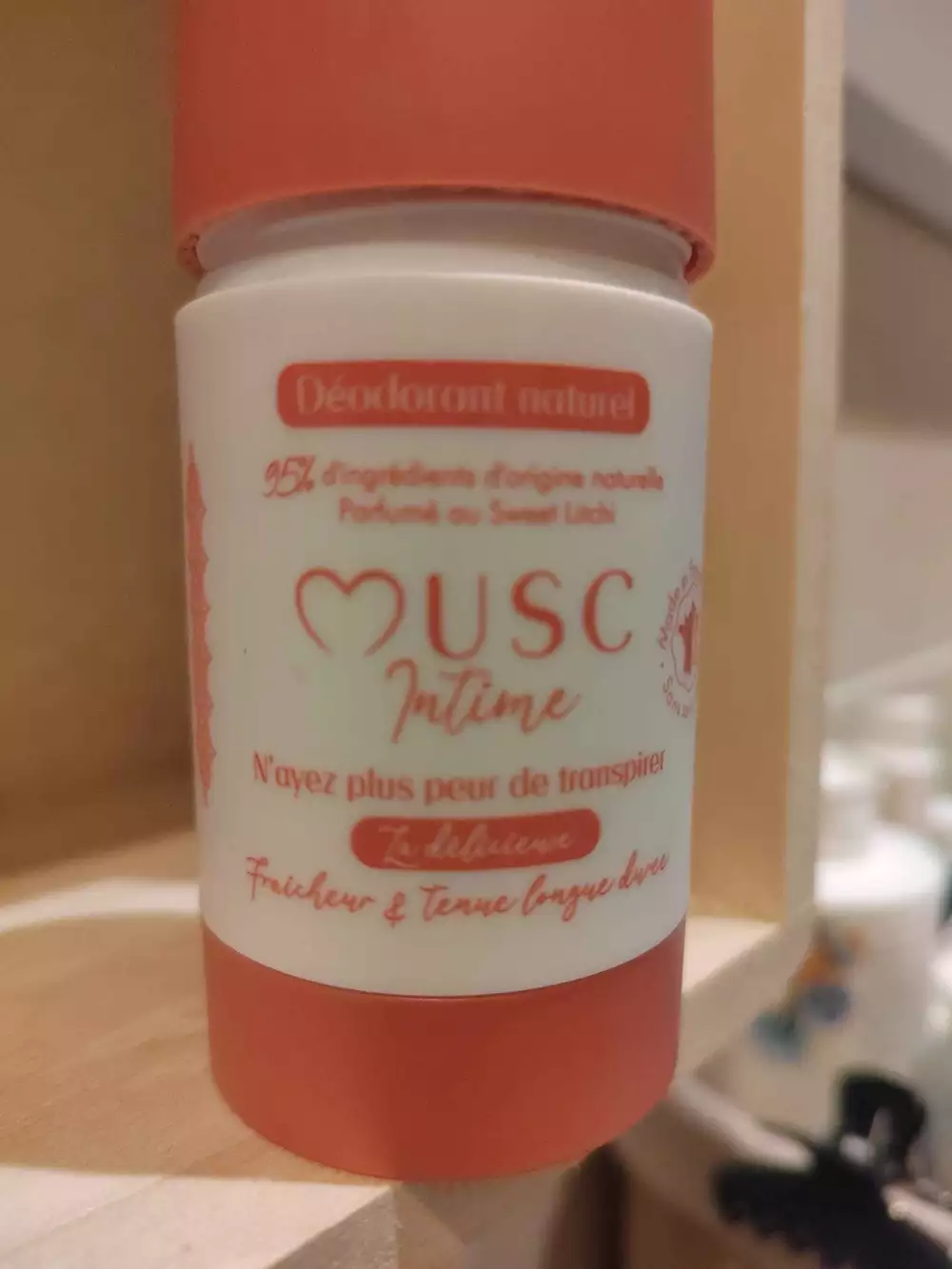 MUSC INTIME - La délicieuse - Déodorant naturel