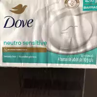 DOVE - Neutro sensitive - Barras de jabon