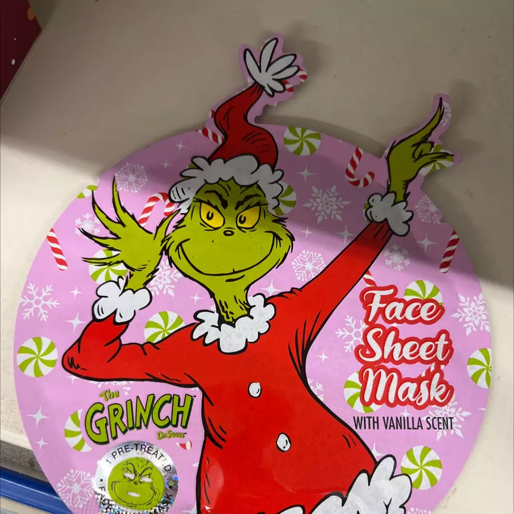THE GRINCH - Face sheet mask with vanilla scent