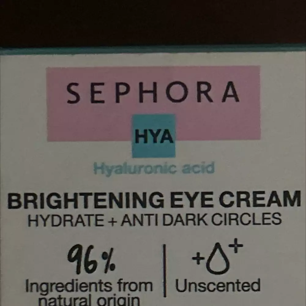 SEPHORA - HYA - Brightening eye cream