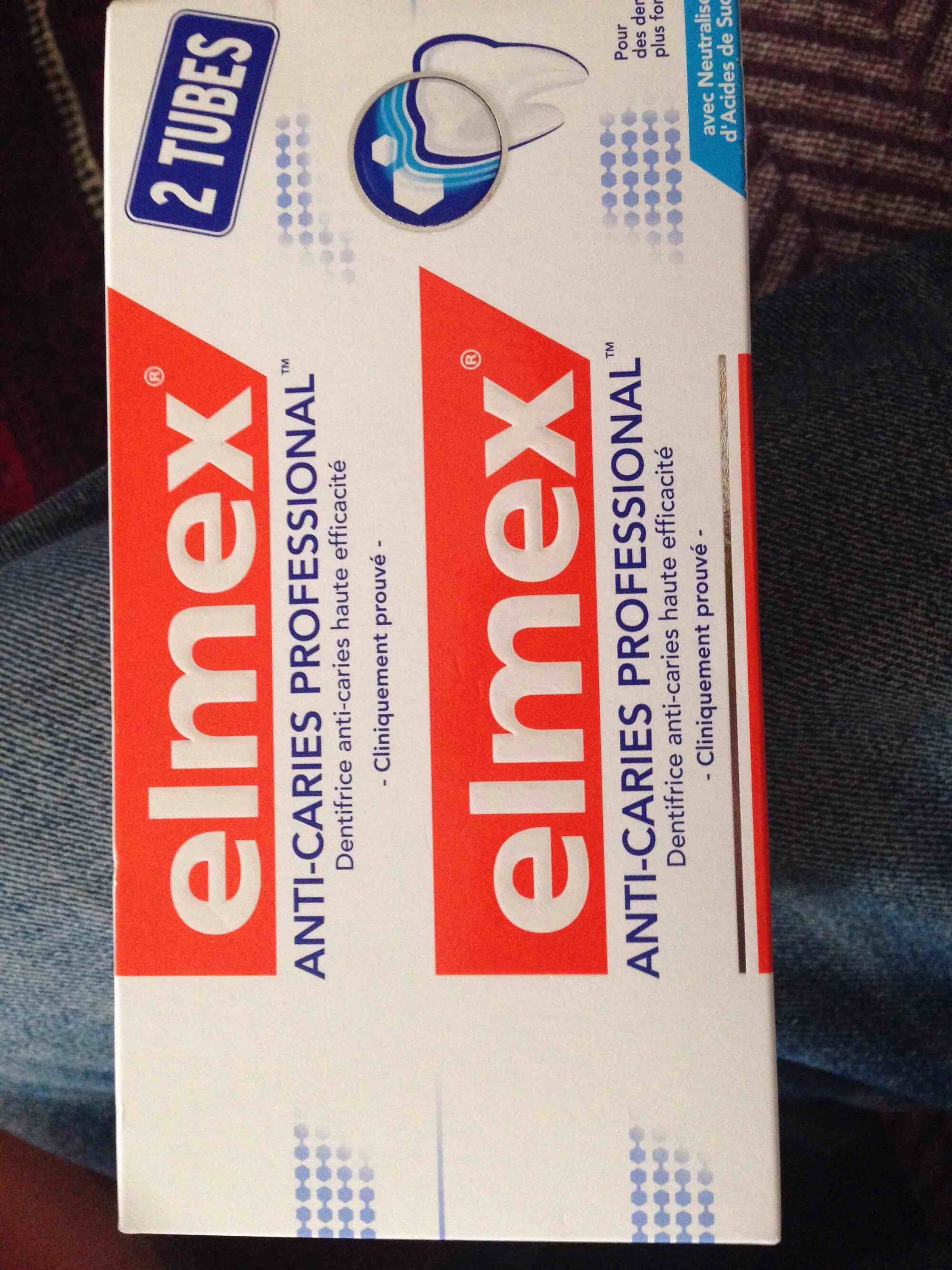 ELMEX - Dentifrice anti-caries professional