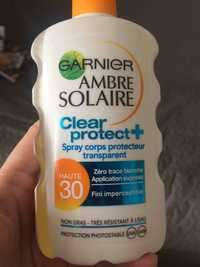 GARNIER - Ambre solaire clear protect+ spf30 - Spray corps