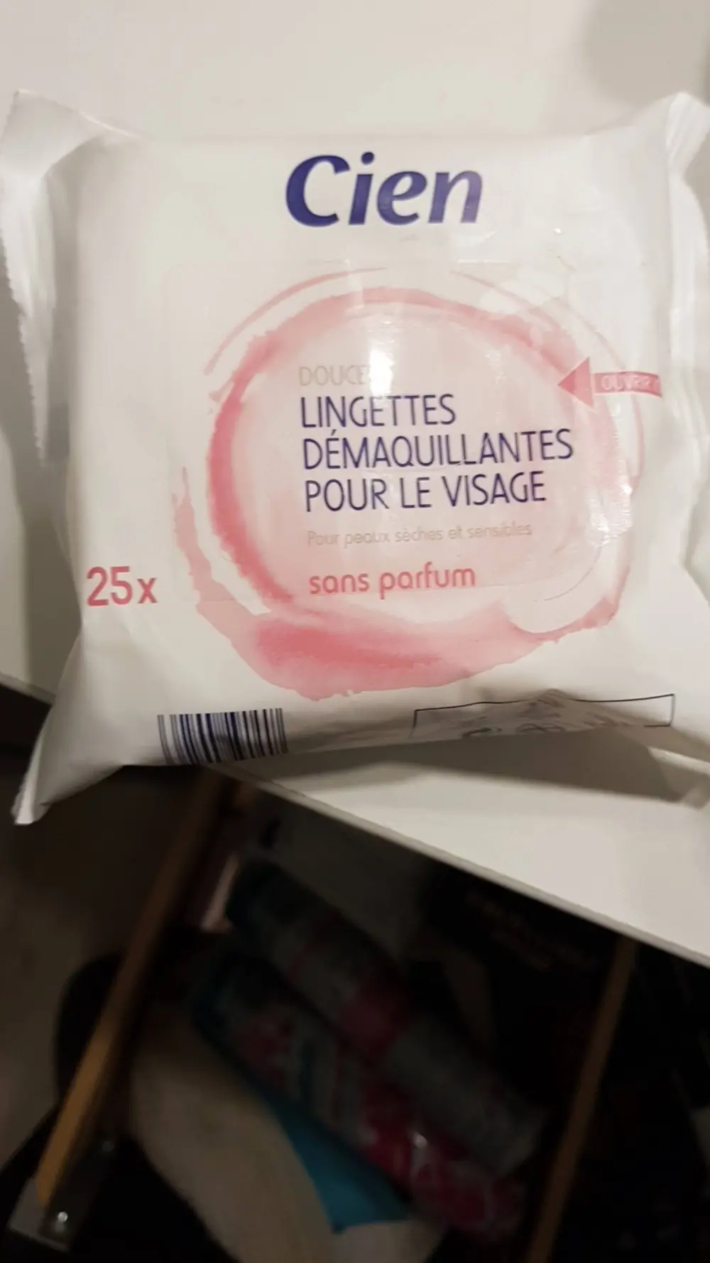 CIEN - Lingettes démaquillantes pour le visage