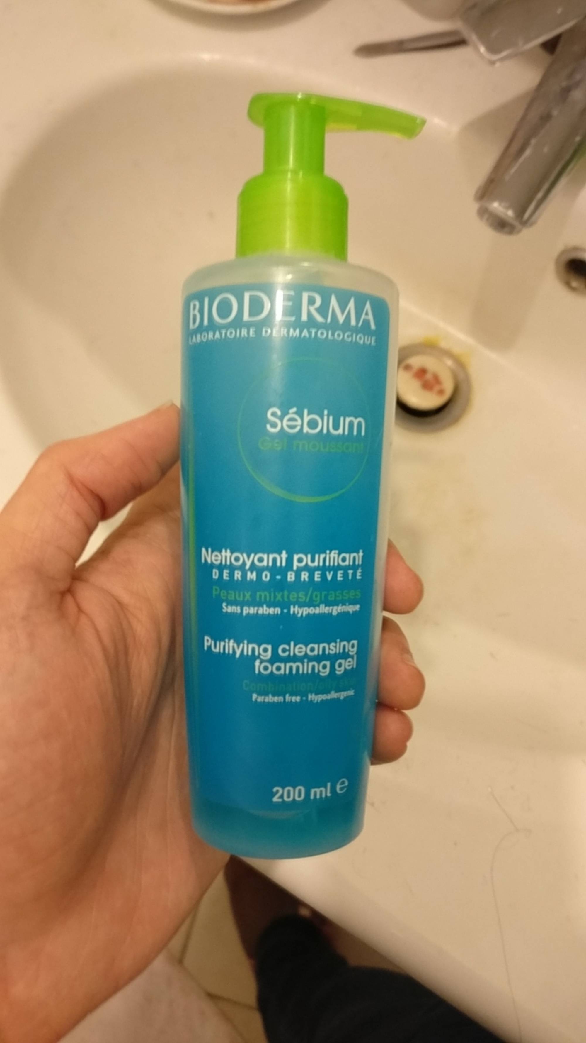 BIODERMA - Sébium gel moussant - Nettoyant purifiant