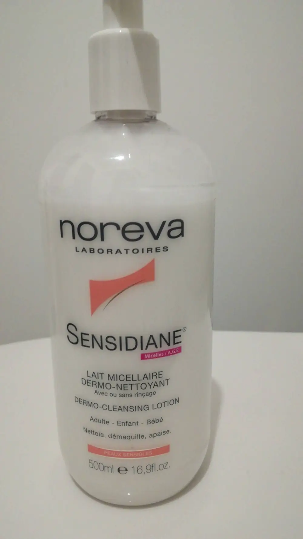 NOREVA LABORATOIRES - Sensidiane - Lait micellaire dermo-nettoyant