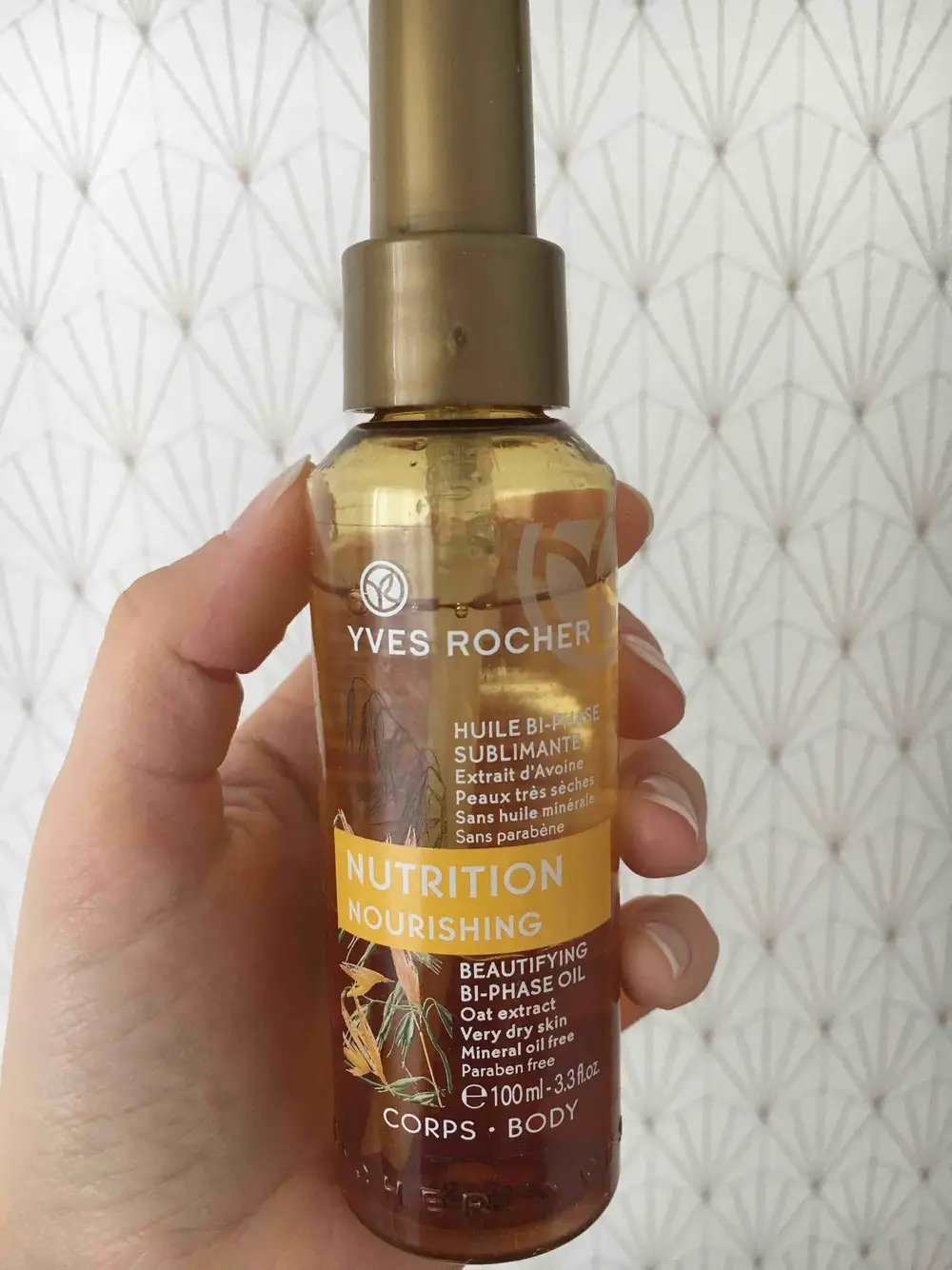 YVES ROCHER - Nutrition - Huile bi-phase sublimante peaux très sèches