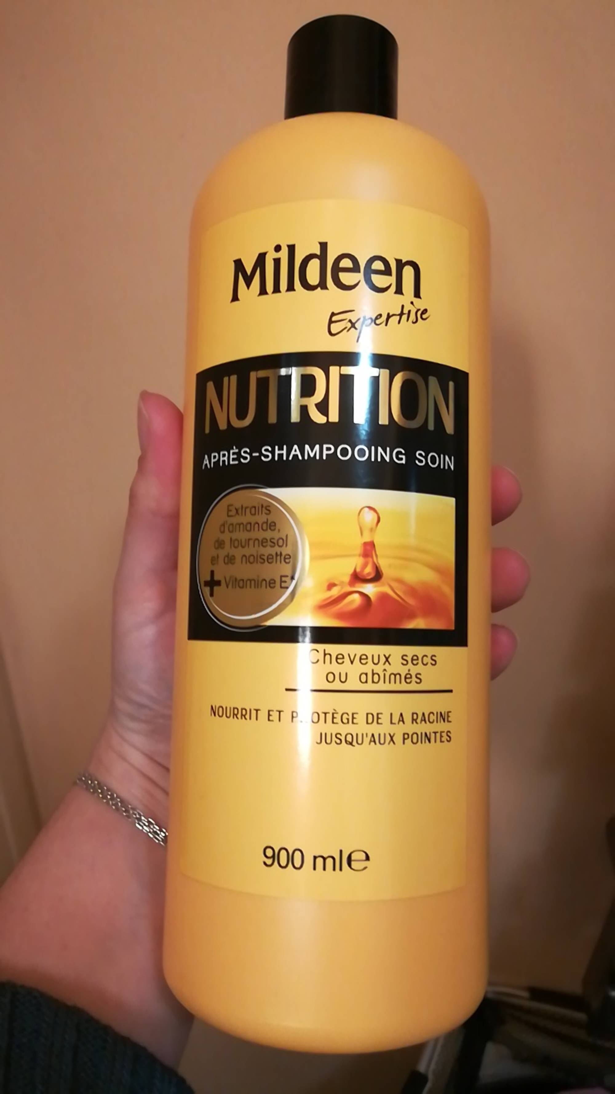 MILDEEN EXPERTISE - Nutrition - Après-shampooing soin cheveux secs ou abîmés