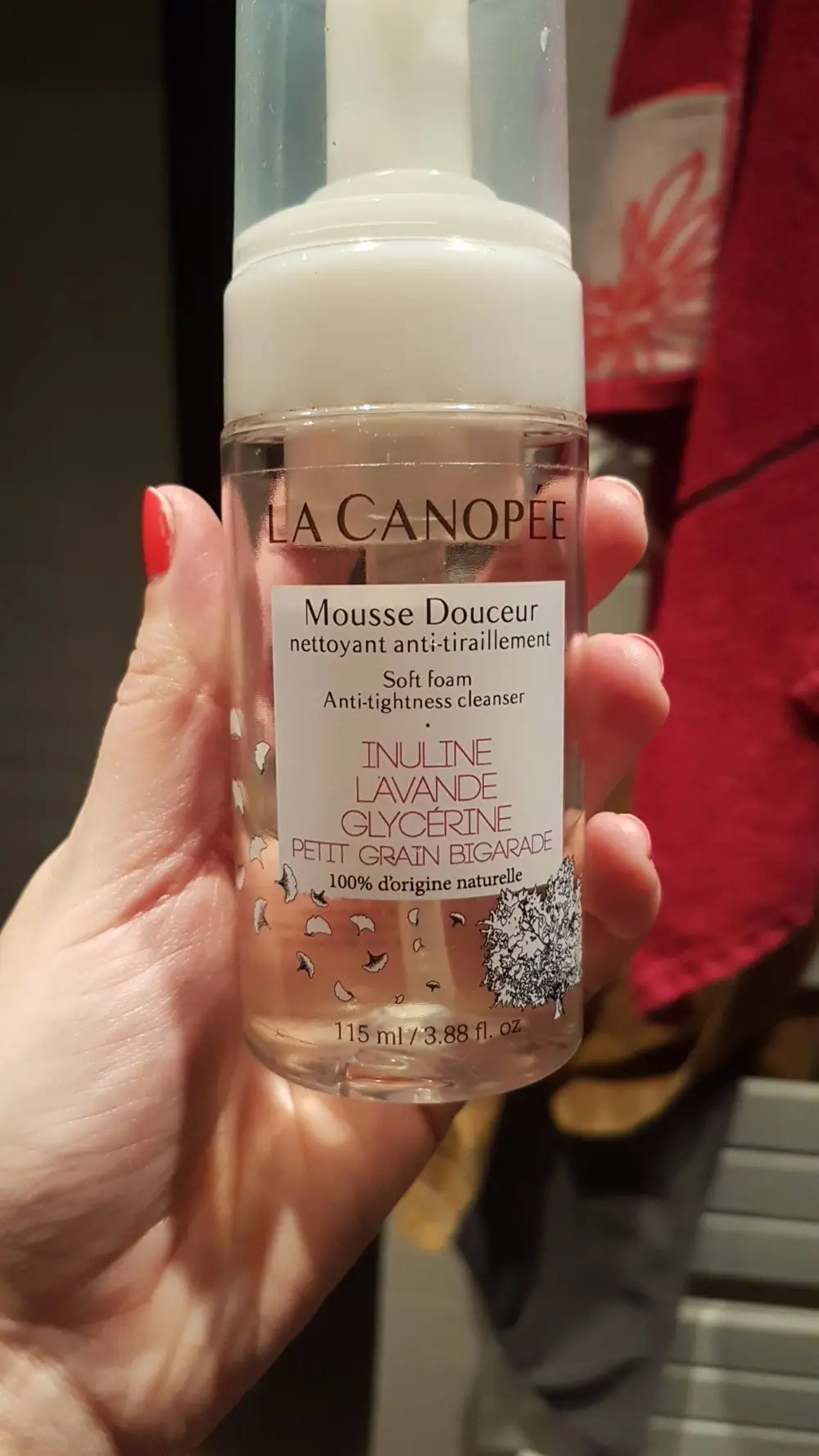 LA CANOPÉE - Mousse douceur - Nettoyant anti tiraillement - Inuline lavande Glycérine petit grain bigarace