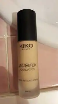 KIKO - Unlimited foundation - Fond de teint longue tenue SPF 15