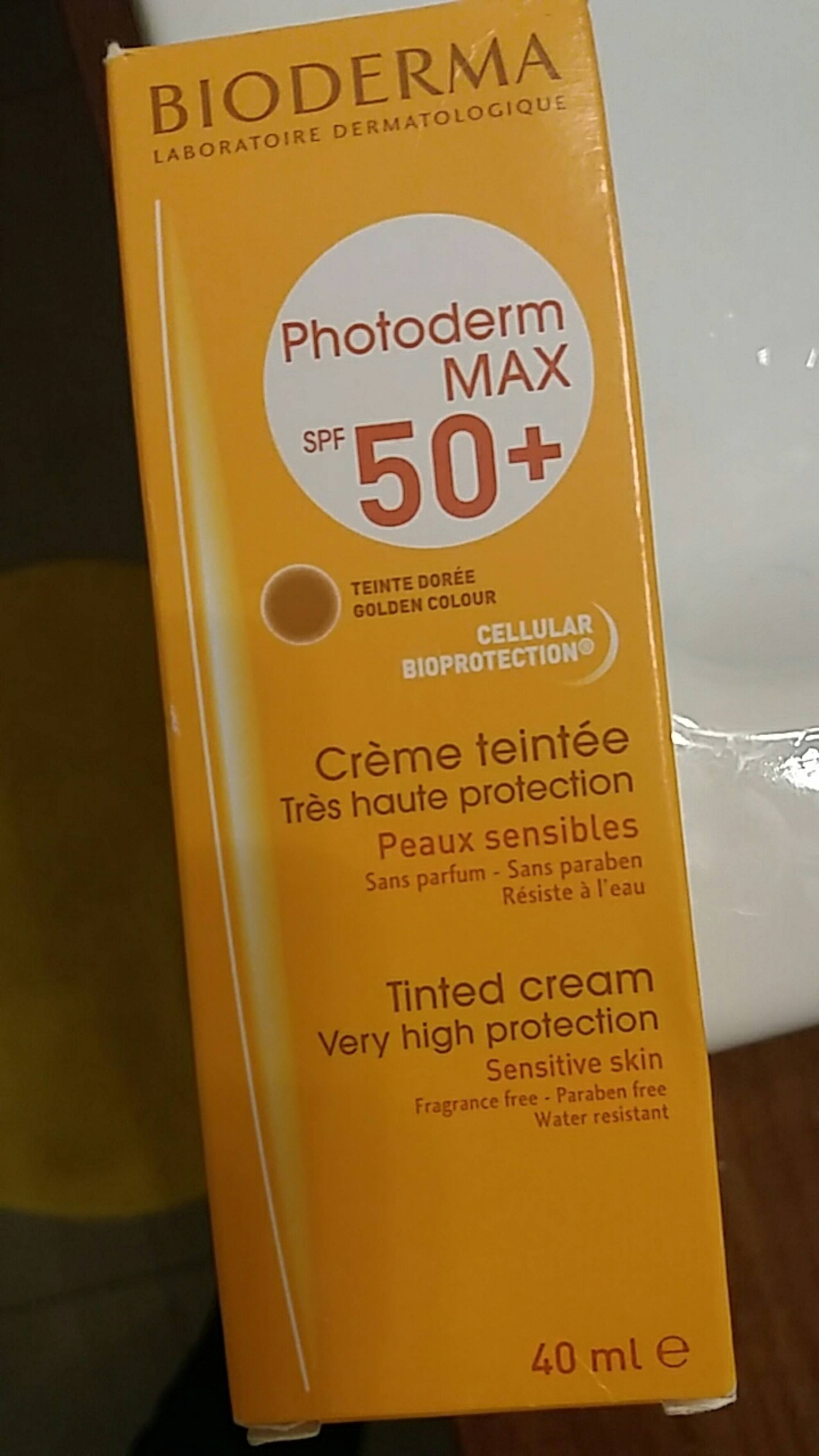BIODERMA - Photoderm Max spf 50+ - Crème teintée