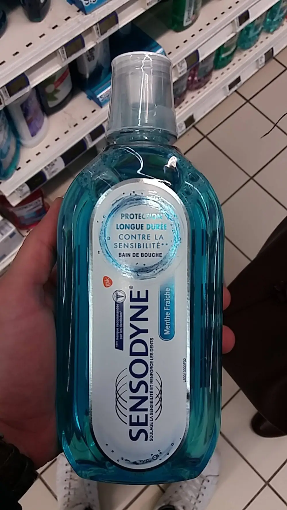 SENSODYNE - Bain de bouche menthe fraîche