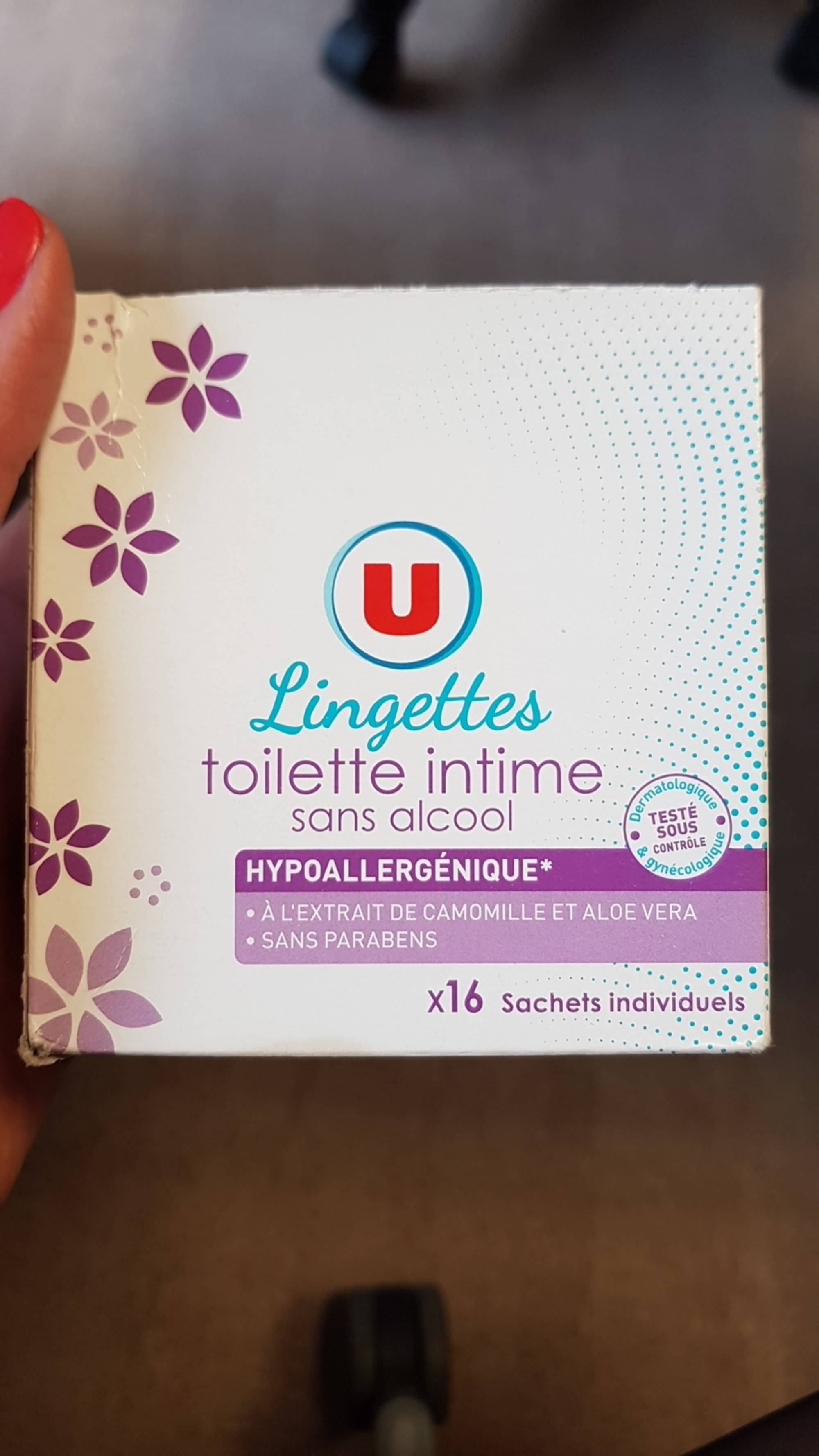 Lingettes intimes hypoallergéniques Saforelle sans parfum