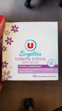 U - Lingettes toilette intime