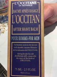 L'OCCITANE - L'Occitan - Baume après-rasage pour homme