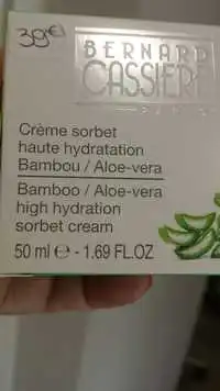 BERNARD CASSIÈRE - Crème sorbet haute hydratation bambou et aloe-vera