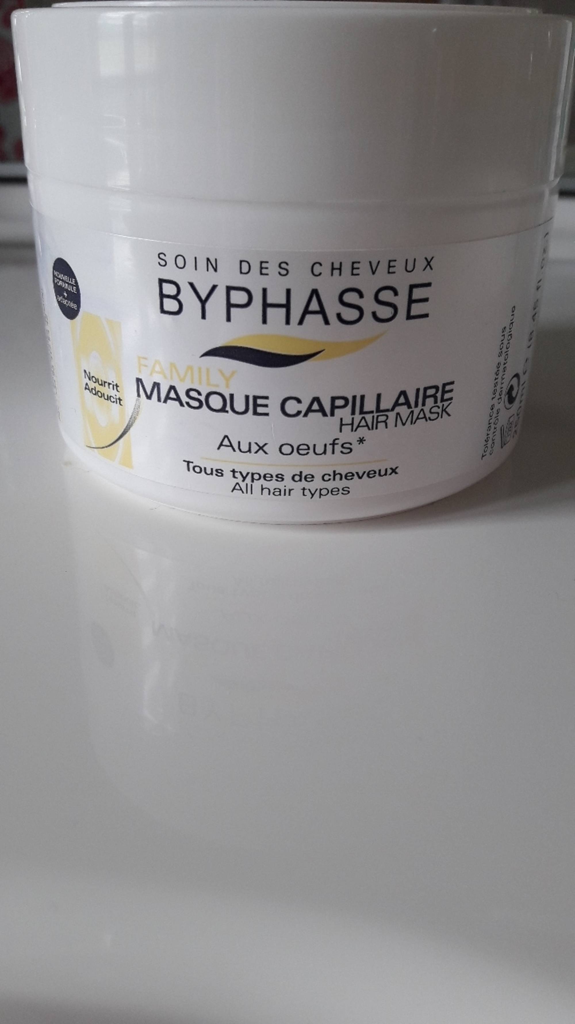 BYPHASSE - Family - Masque capillaire aux oeufs