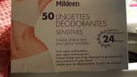 MILDEEN - Lingettes déodorantes sensitives 24h