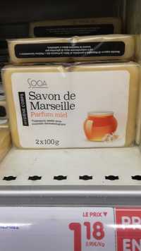 SOOA - Savon de Marseille - Parfum miel