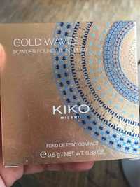 KIKO - Gold waves - Fond de teint compact