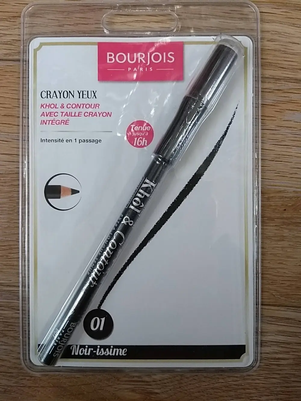 BOURJOIS - Khôl & contour - Crayon yeux 01 noir-issime 