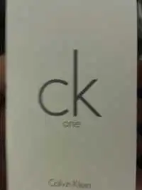 CALVIN KLEIN - Ck one - Eau de parfum