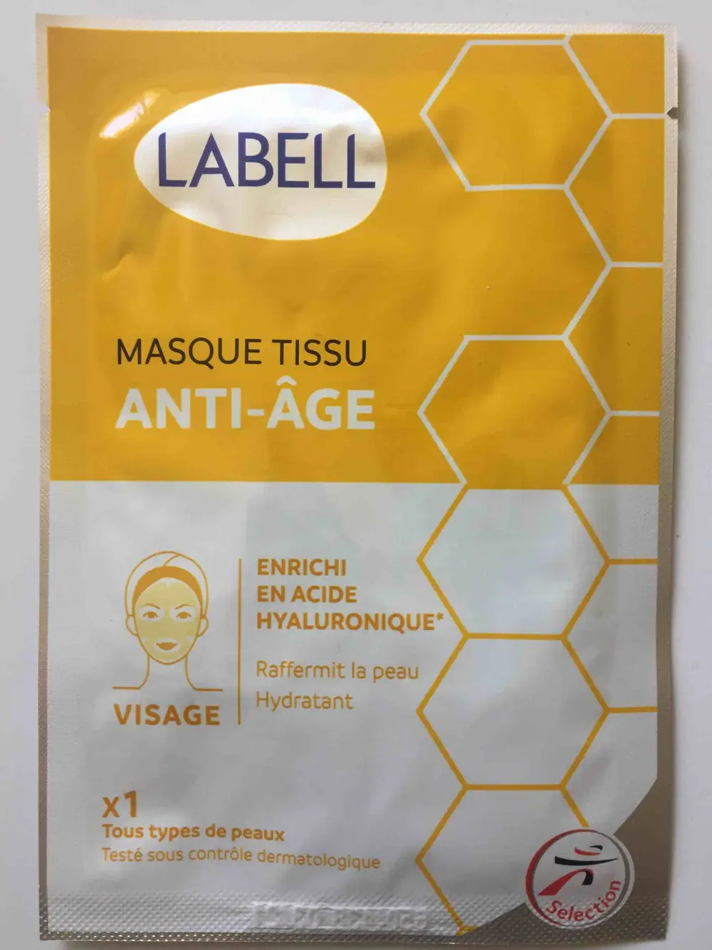 LABELL - Masque tissu anti-âge