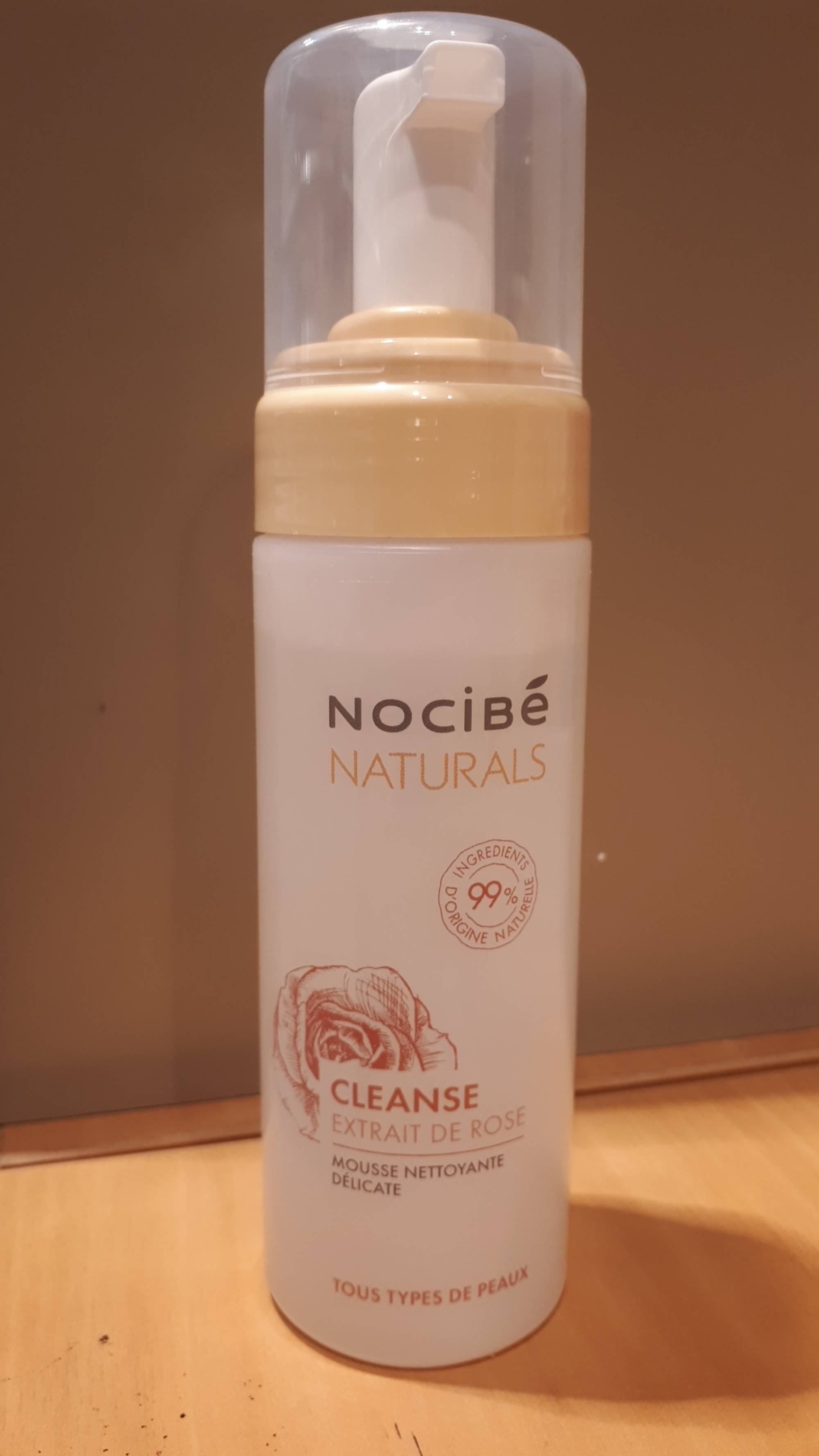 Composition NOCIBÉ Cleanse extrait de rose - Mousse nettoyante délicate -  UFC-Que Choisir