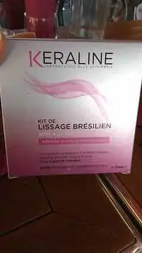 KERALINE - Kit de lissage brésilien - Soin à la kératine