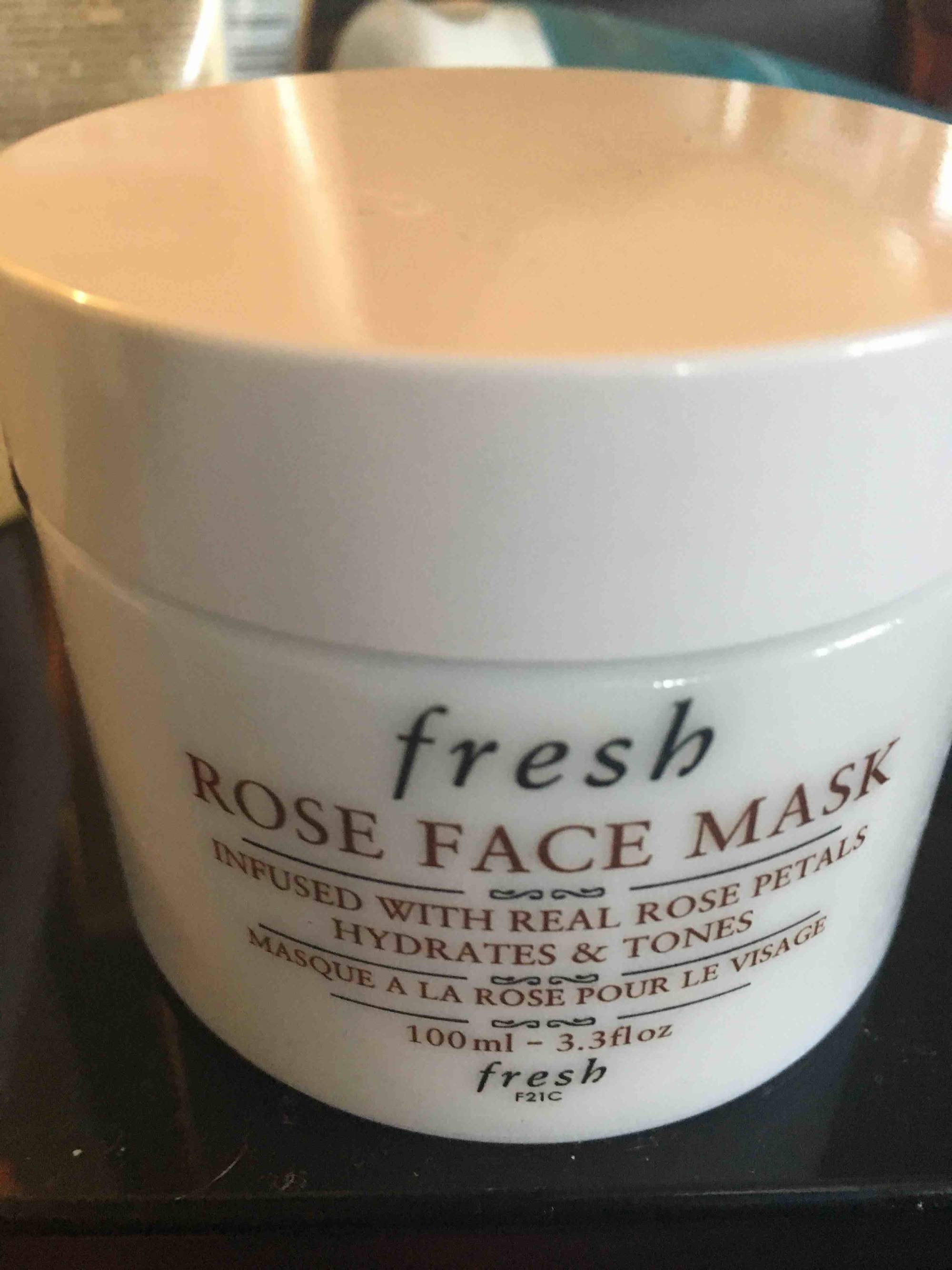 FRESH F21C - Rose face mask