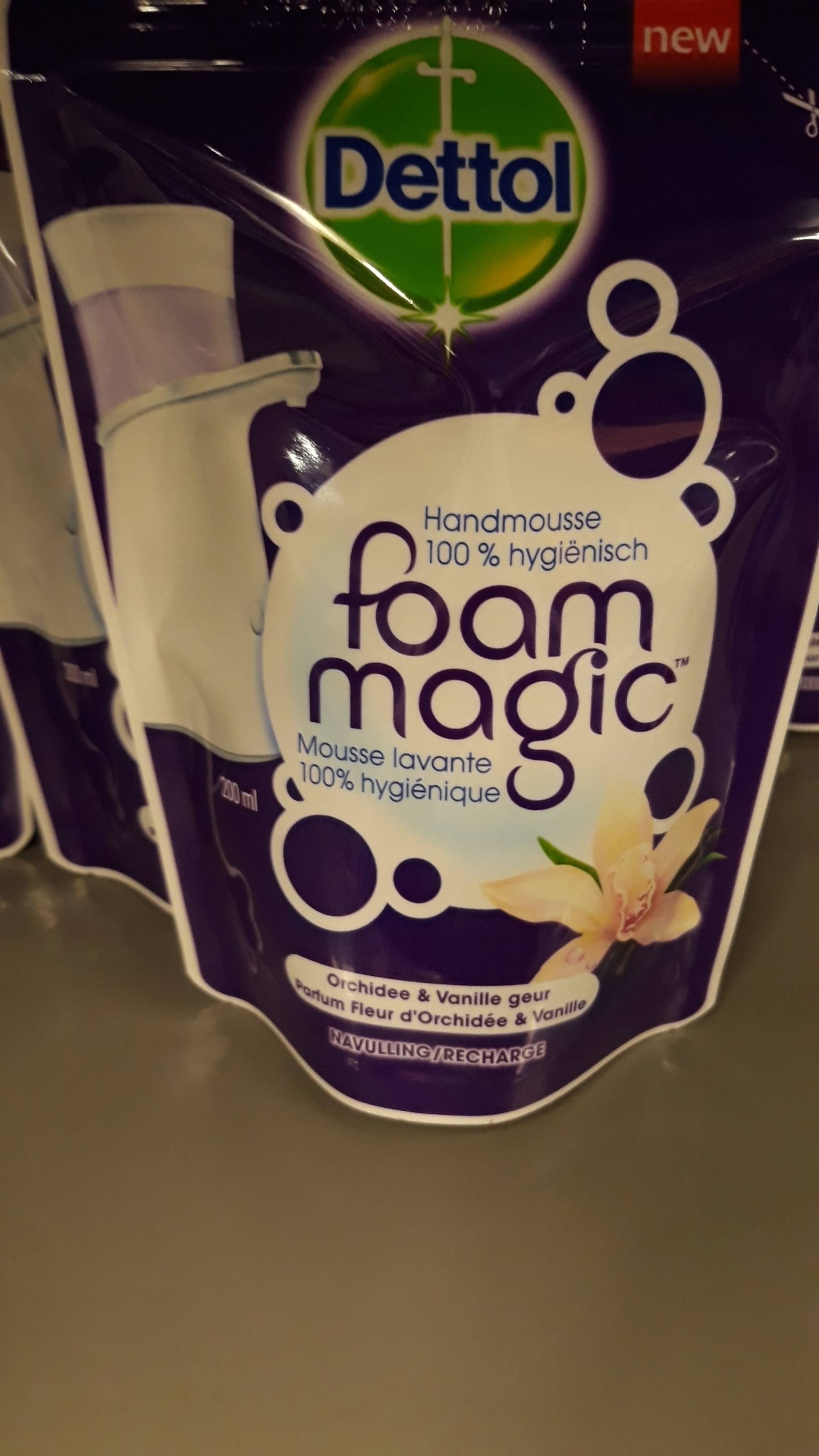DETTOL - Foam magic - Mousse lavante mains