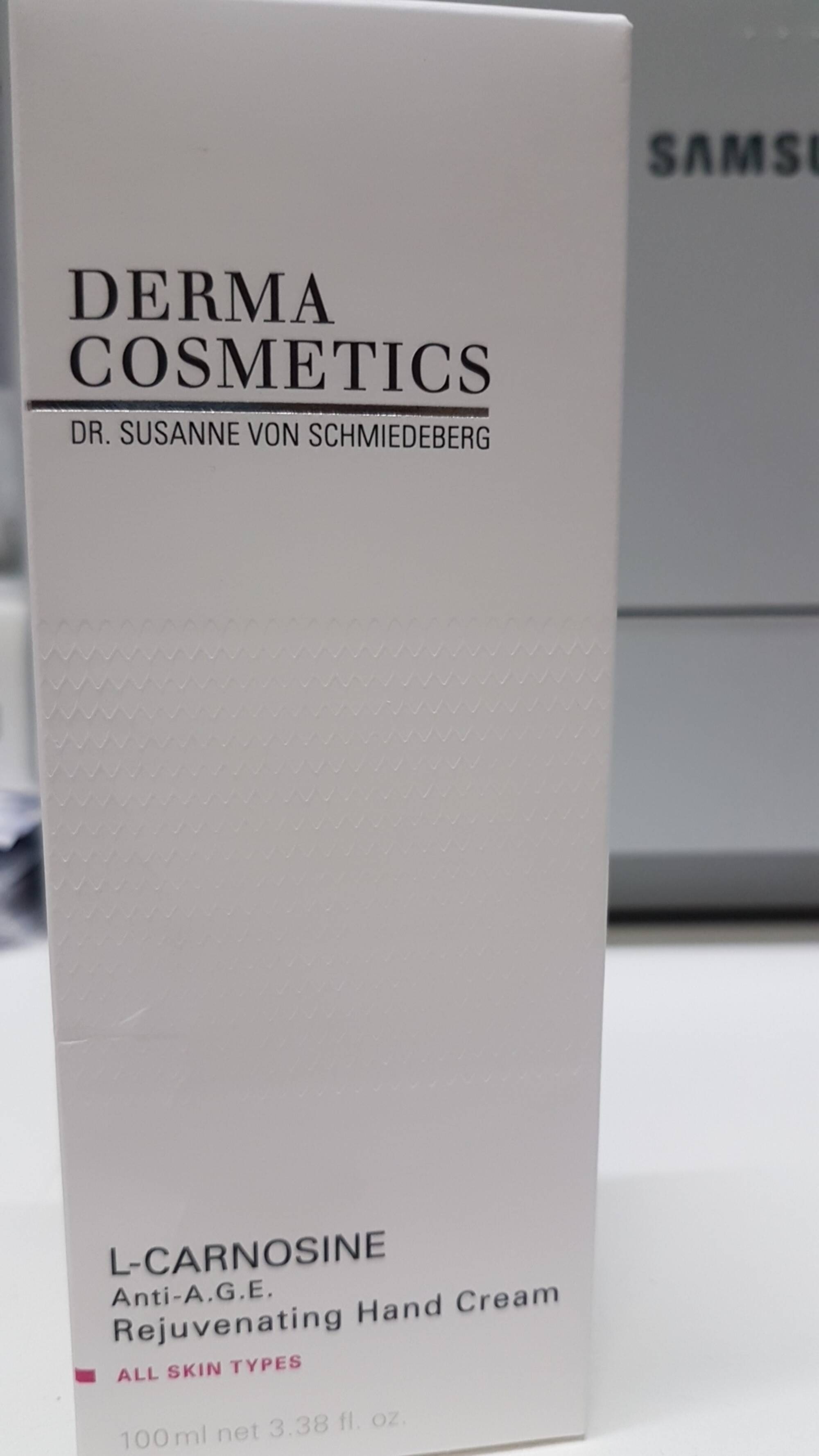 DERMA COSMETICS - L-carnosine - Anti-age rejuvenating hand cream