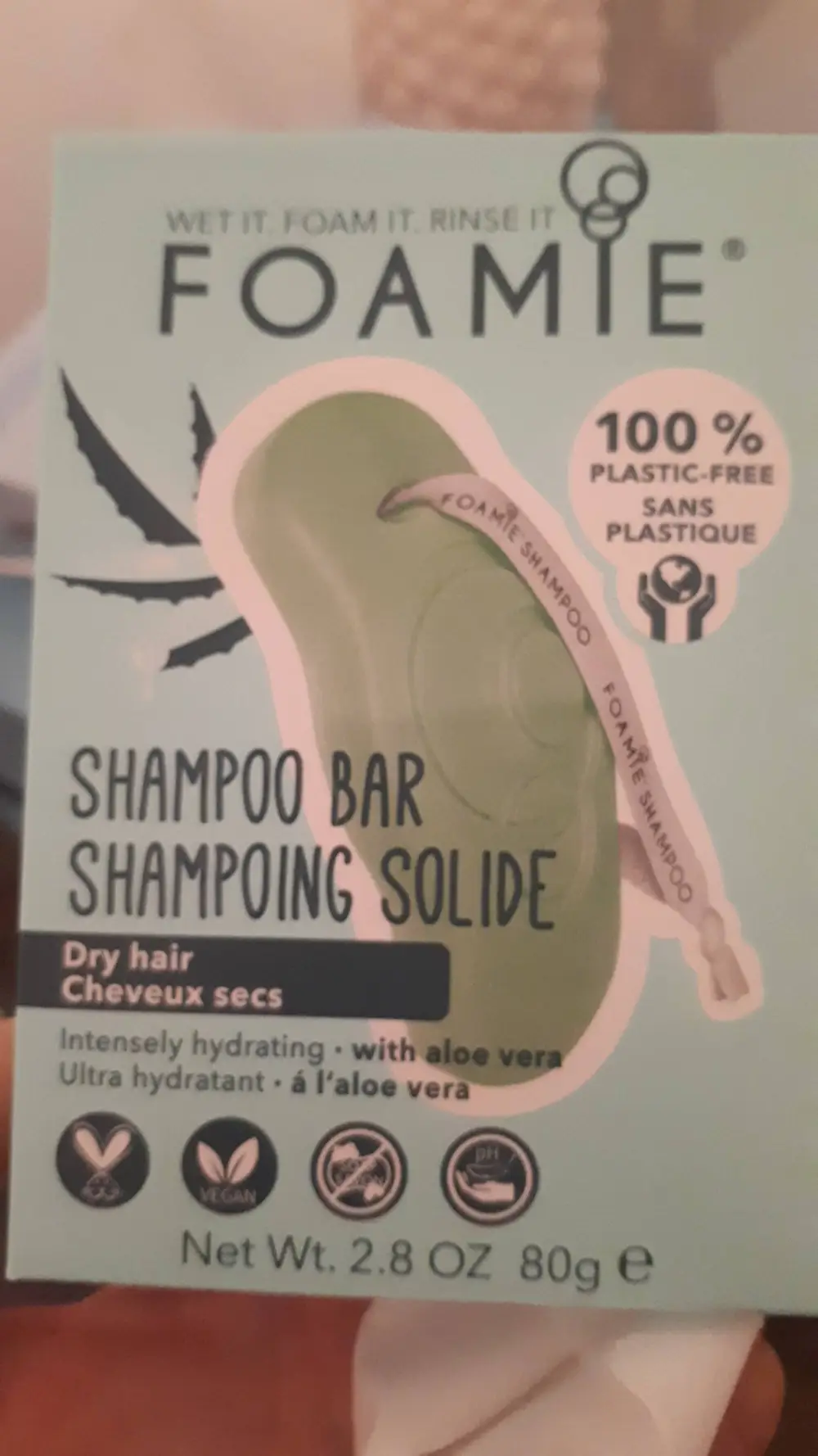 FOAMIE - Shampooing solide à l'aloe vera