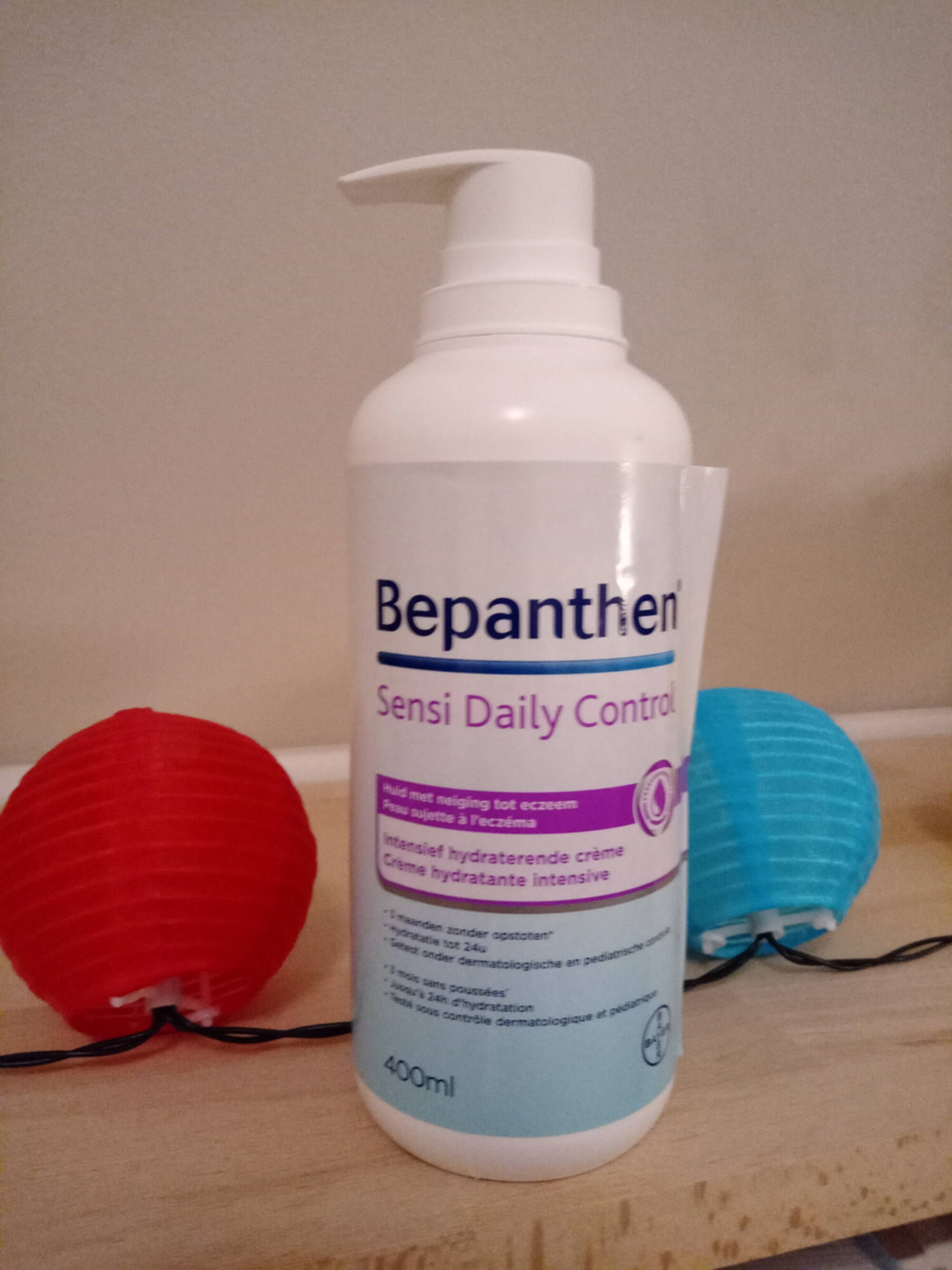 BEPANTHEN - Sensi daily control - Crème hydratante intensive