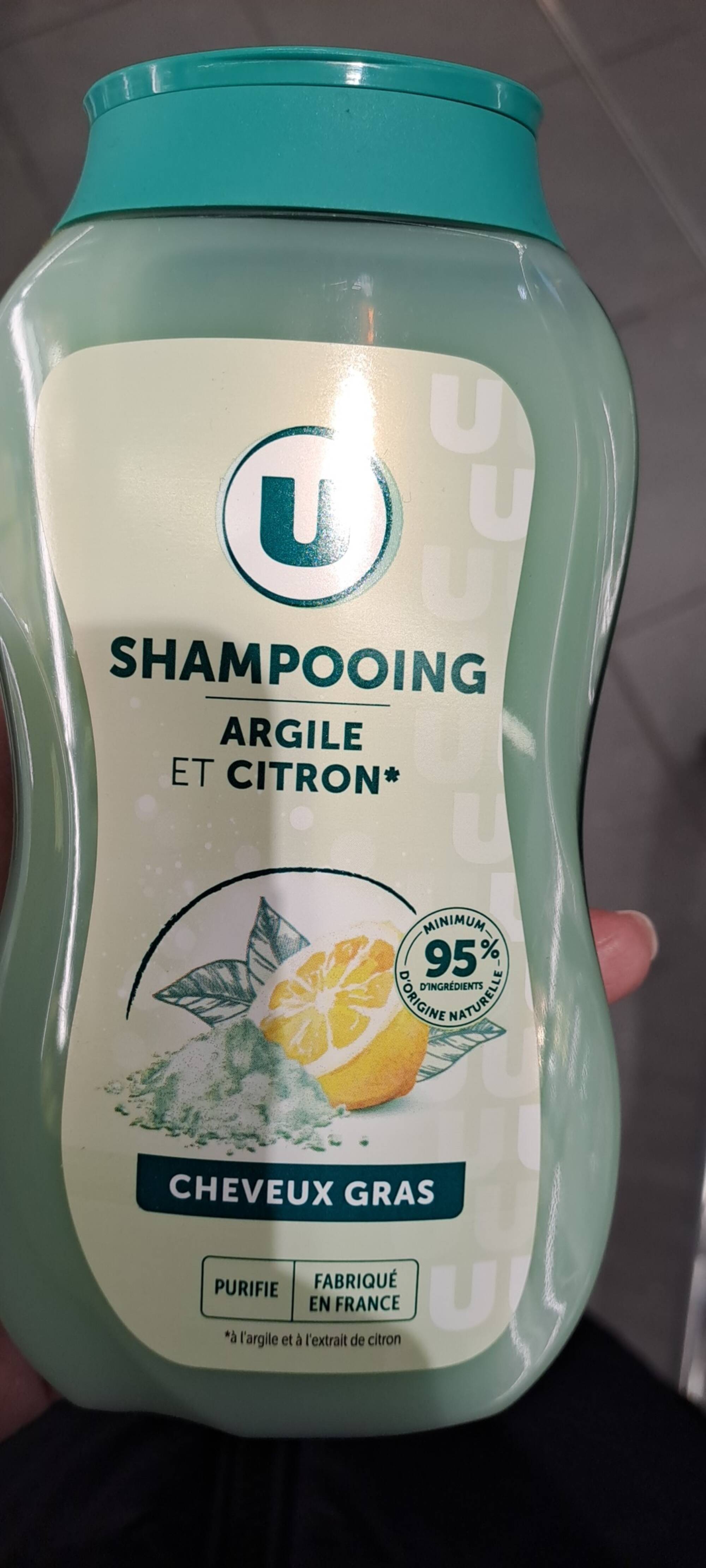 U - Argile et citron - Shampooing