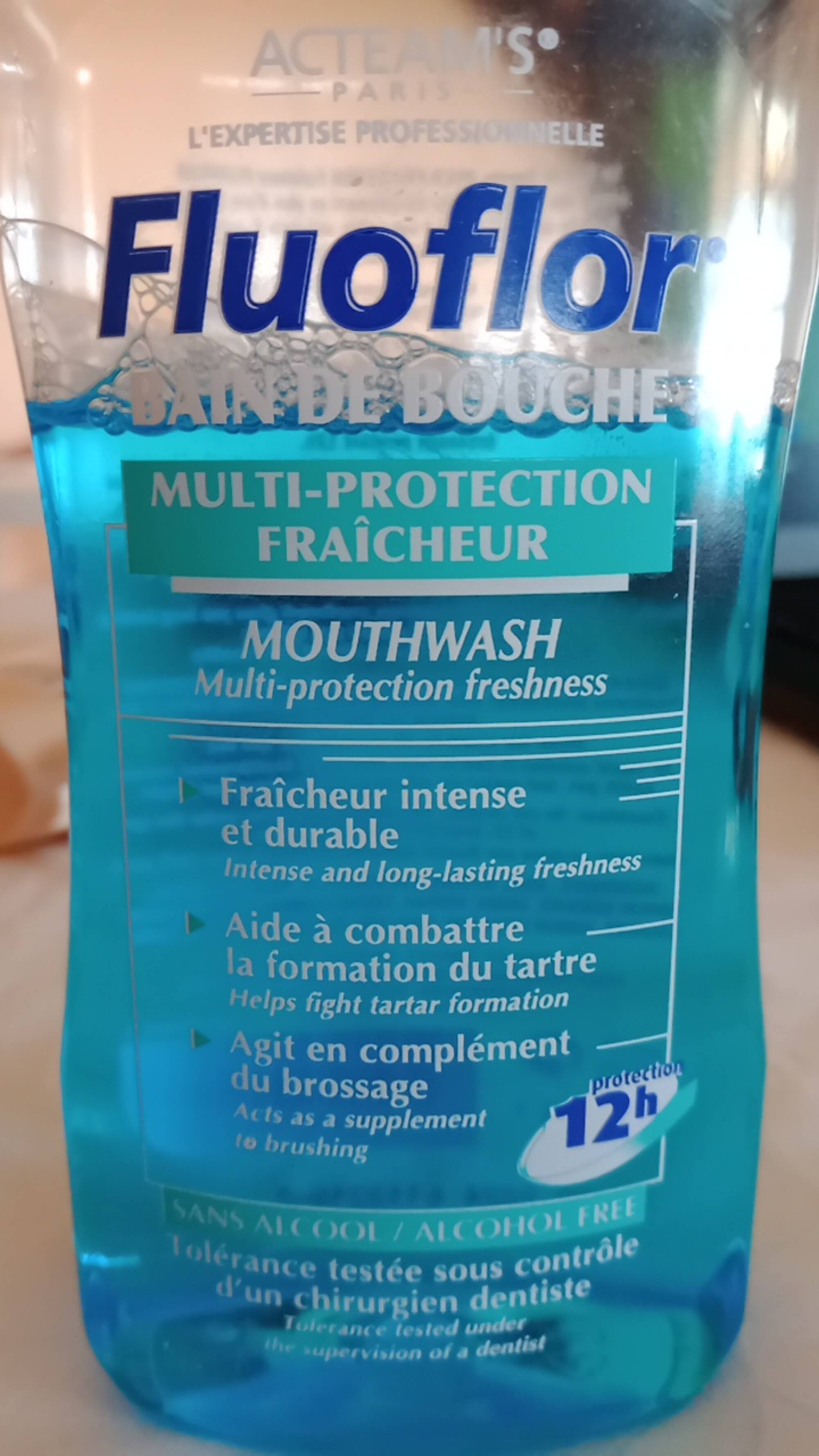 FLUOFLOR - Bain de bouche multi-protection fraîcheur