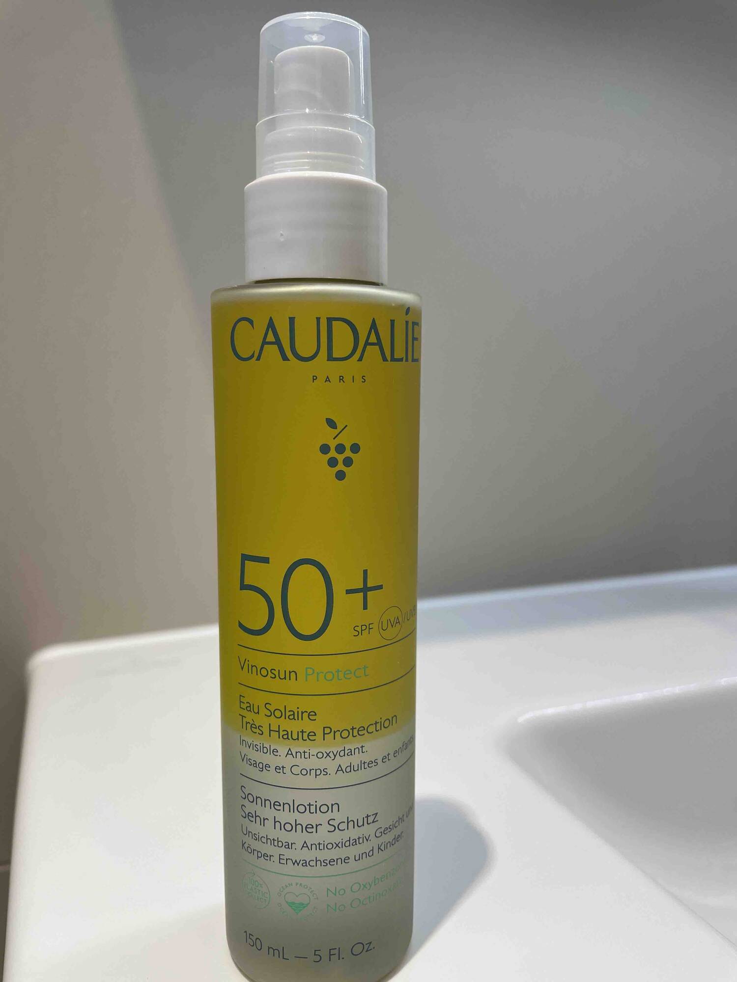 CAUDALIE - Eau solaire très haute protection SPF 50+