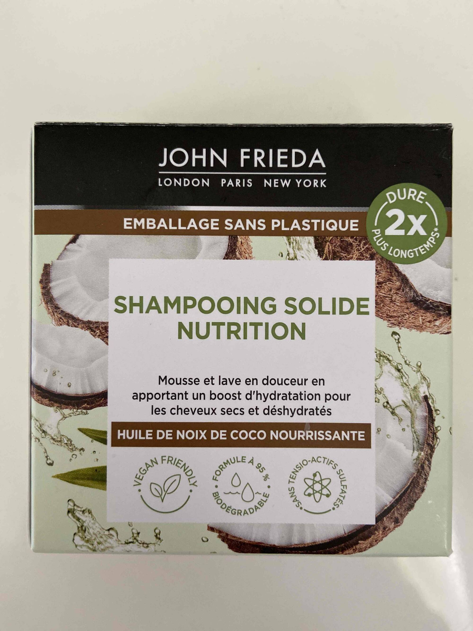JOHN FRIEDA - Shampooing solide nutrition 