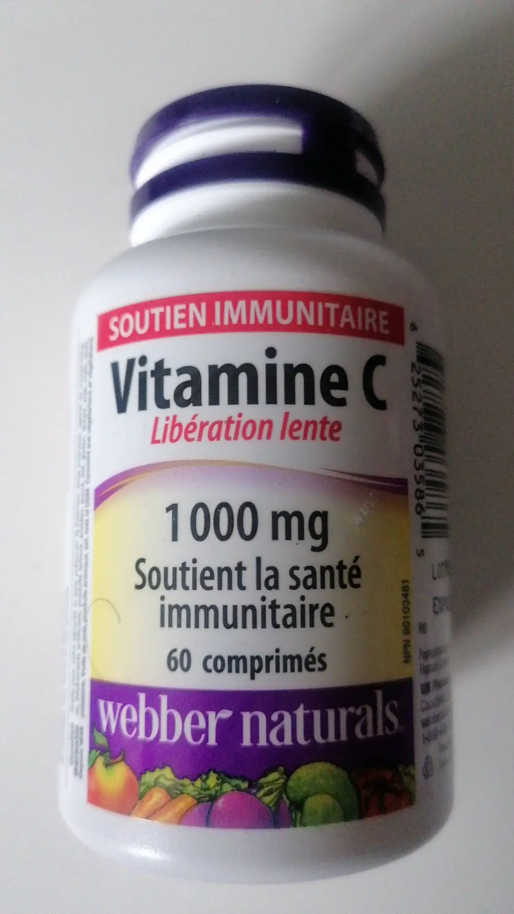 WEBBER NATURALS - Vitamine C Libération lente