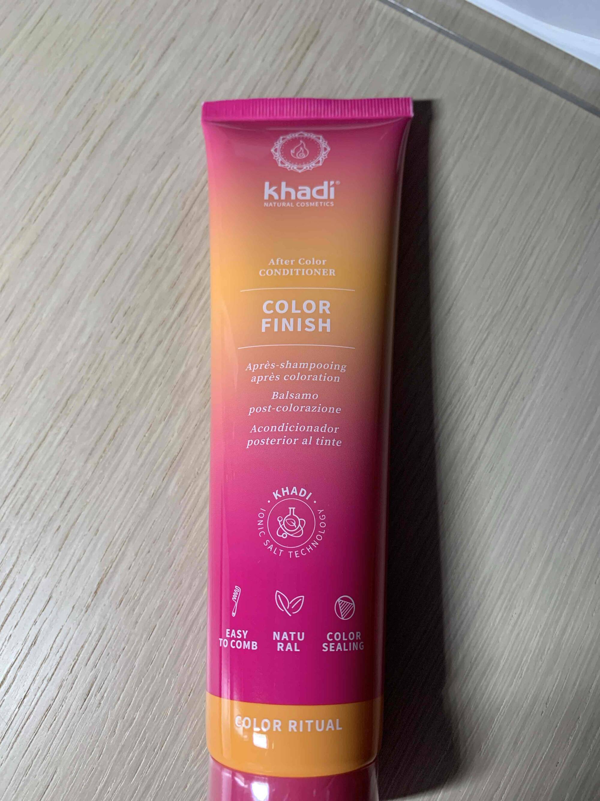 KHADI - Color finish - Après-shampooing après coloration