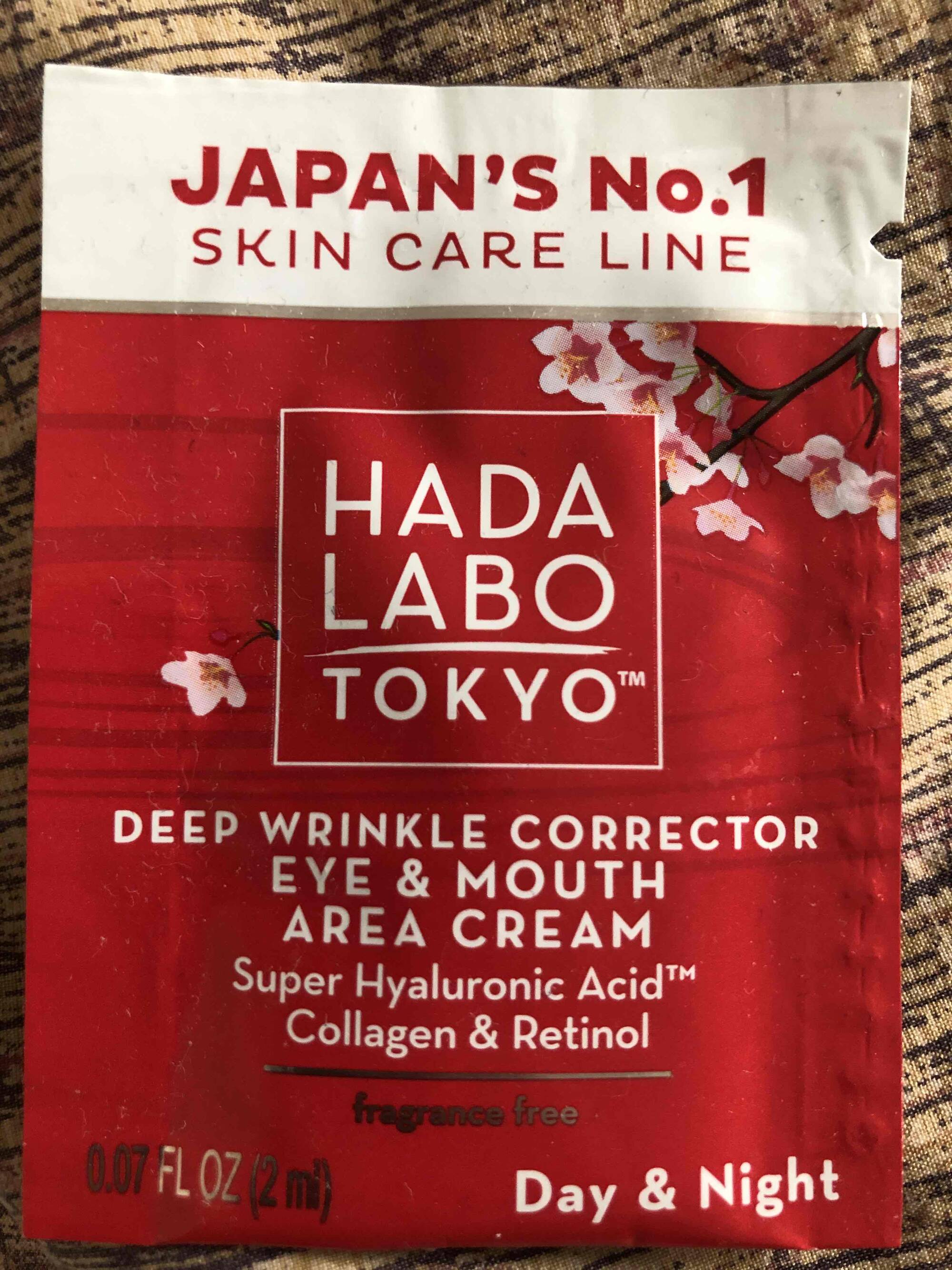 HADA LABO TOKYO - Deep wrinkle corrector eye & mouth area cream