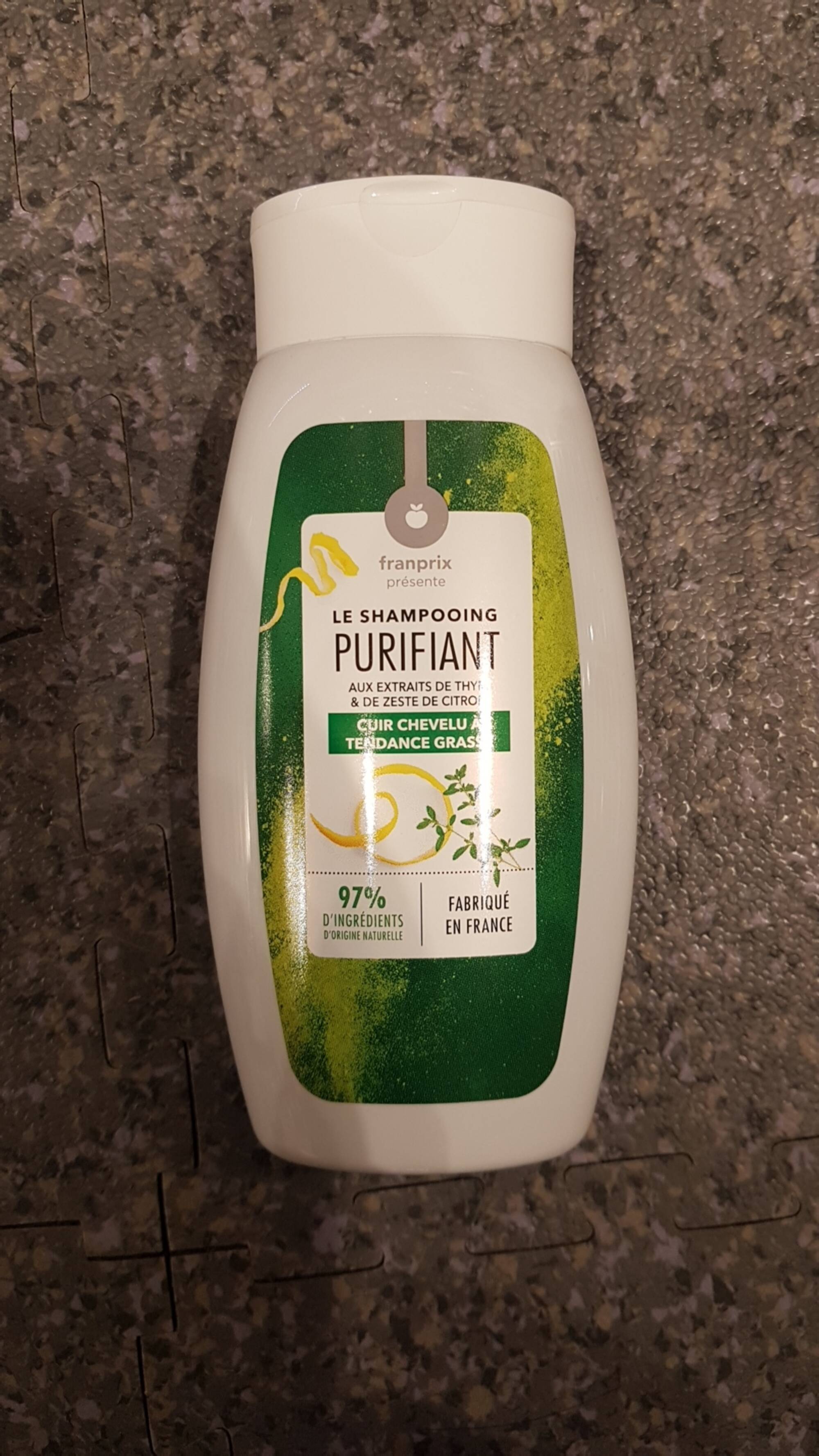 FRANPRIX - Le shampooing purifiant cuir chevelu à tendance grasse