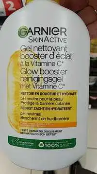 GARNIER - Skin Active - Gel nettoyant booster d'éclat à la vitamine C