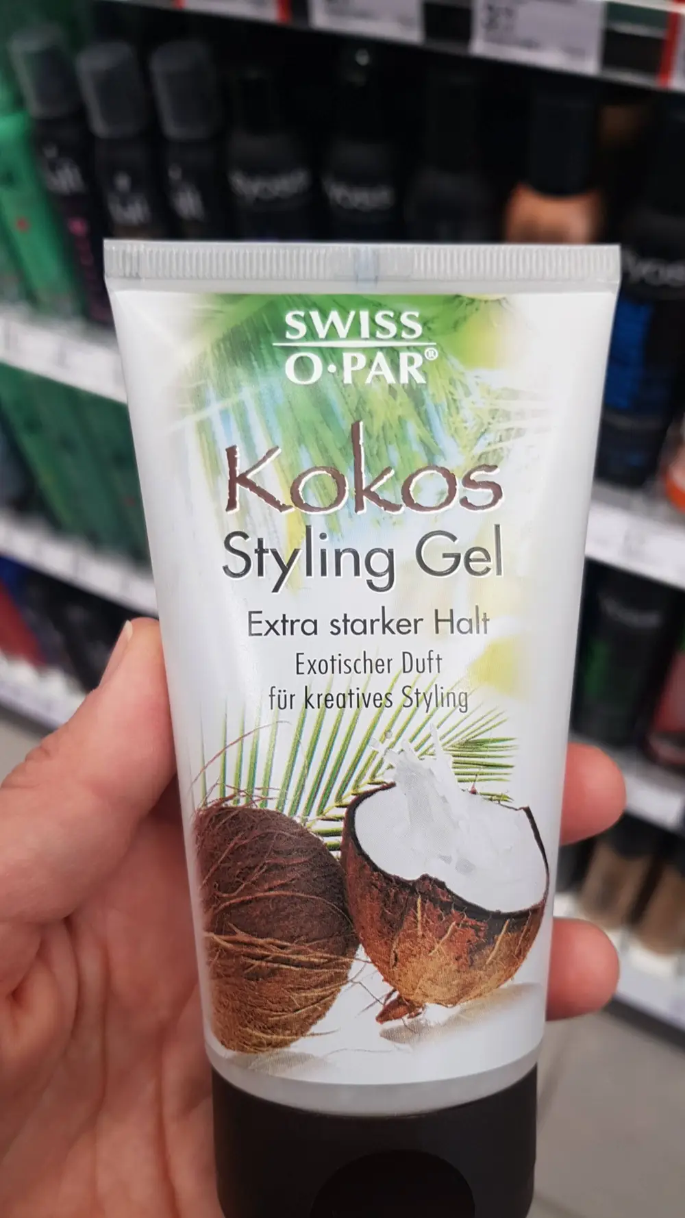 SWISS O PAR - Kokos - Styling gel extra starker halt