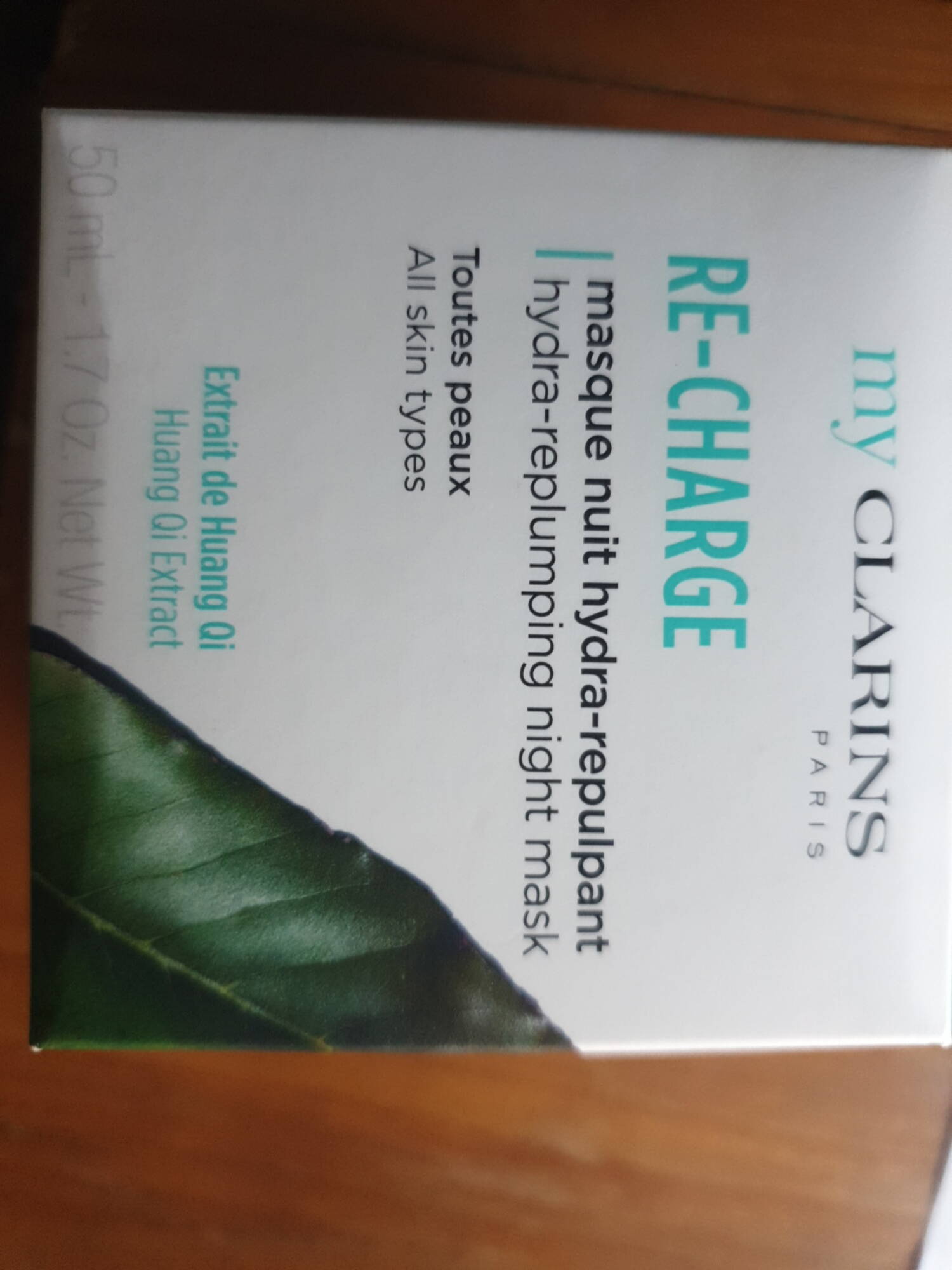 CLARINS - Re-charge - Masque nuit hydra-repulpant