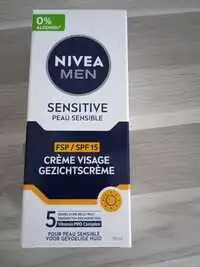 NIVEA - Men sensitive - Crème visage SPF 15