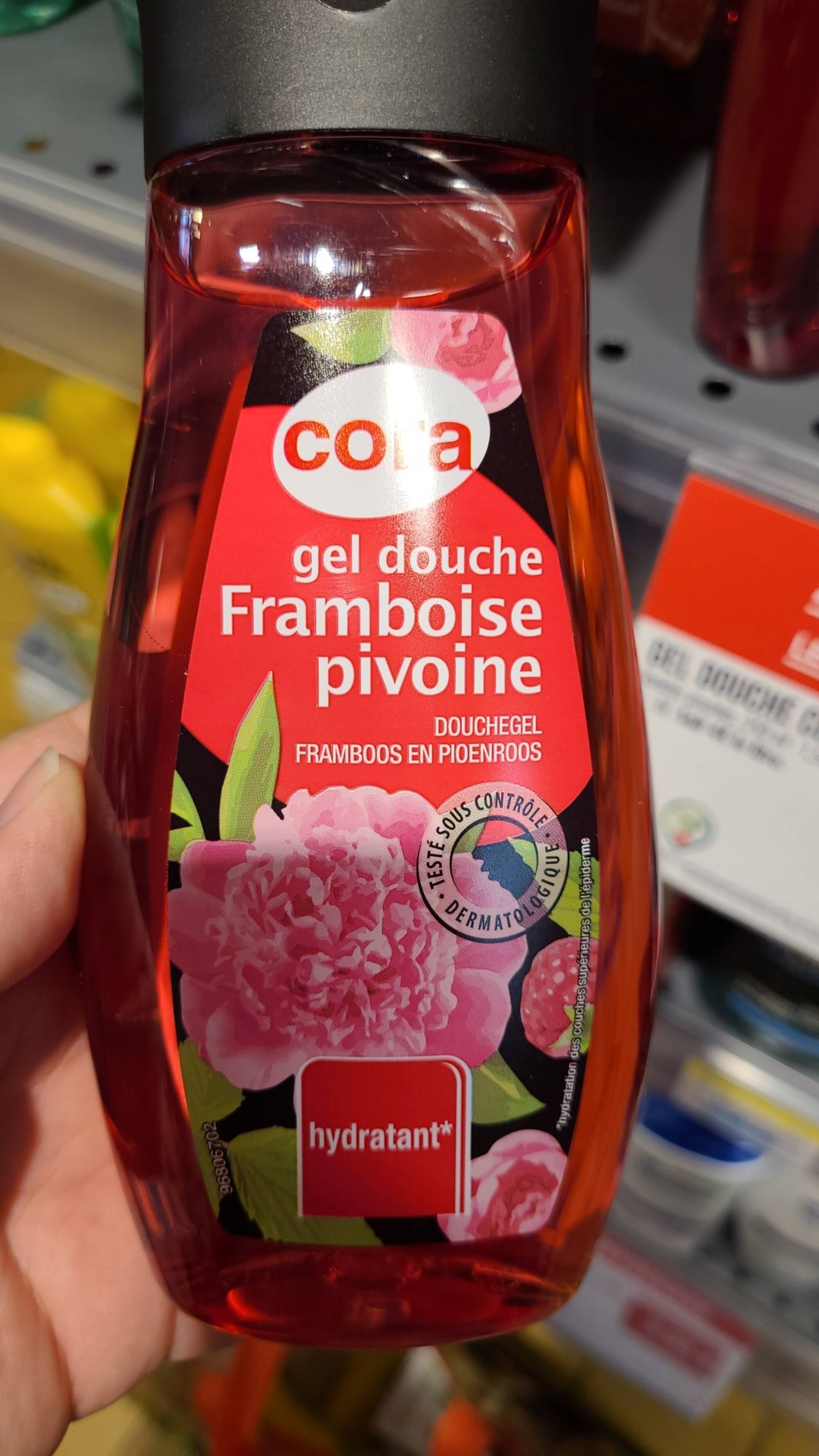 CORA - Gel douche framboise pivoine