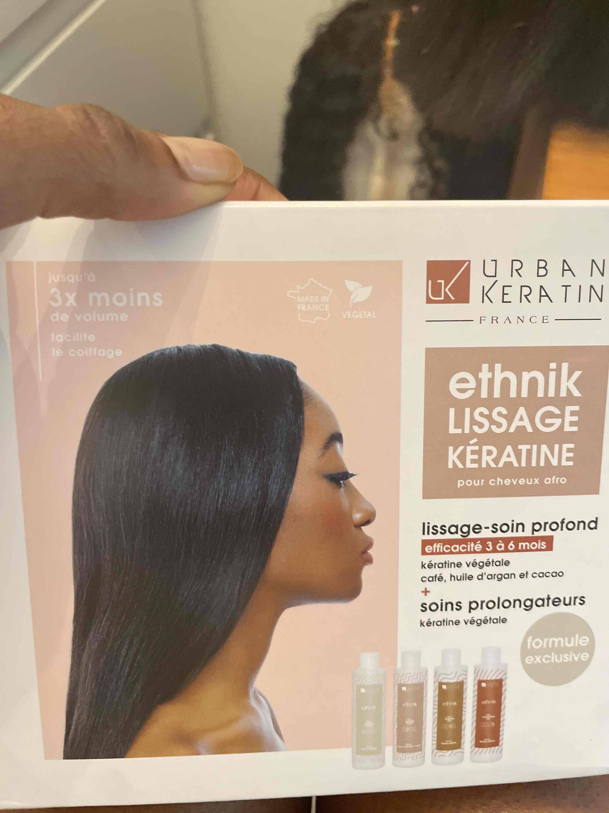 URBAN KERATIN - Ethnik - Lissage kératine pour cheveux afro